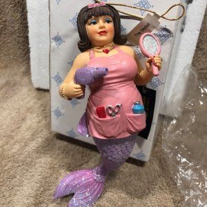 RARE December Diamonds THE STYLIST Hairdresser Mermaid Ornament